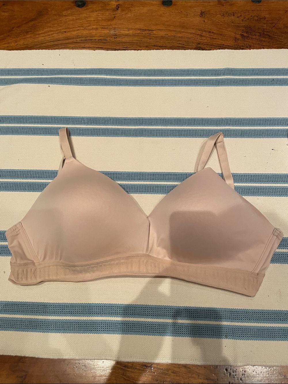 PINK Victoria's Secret Light Blush Wireless Molded Bra